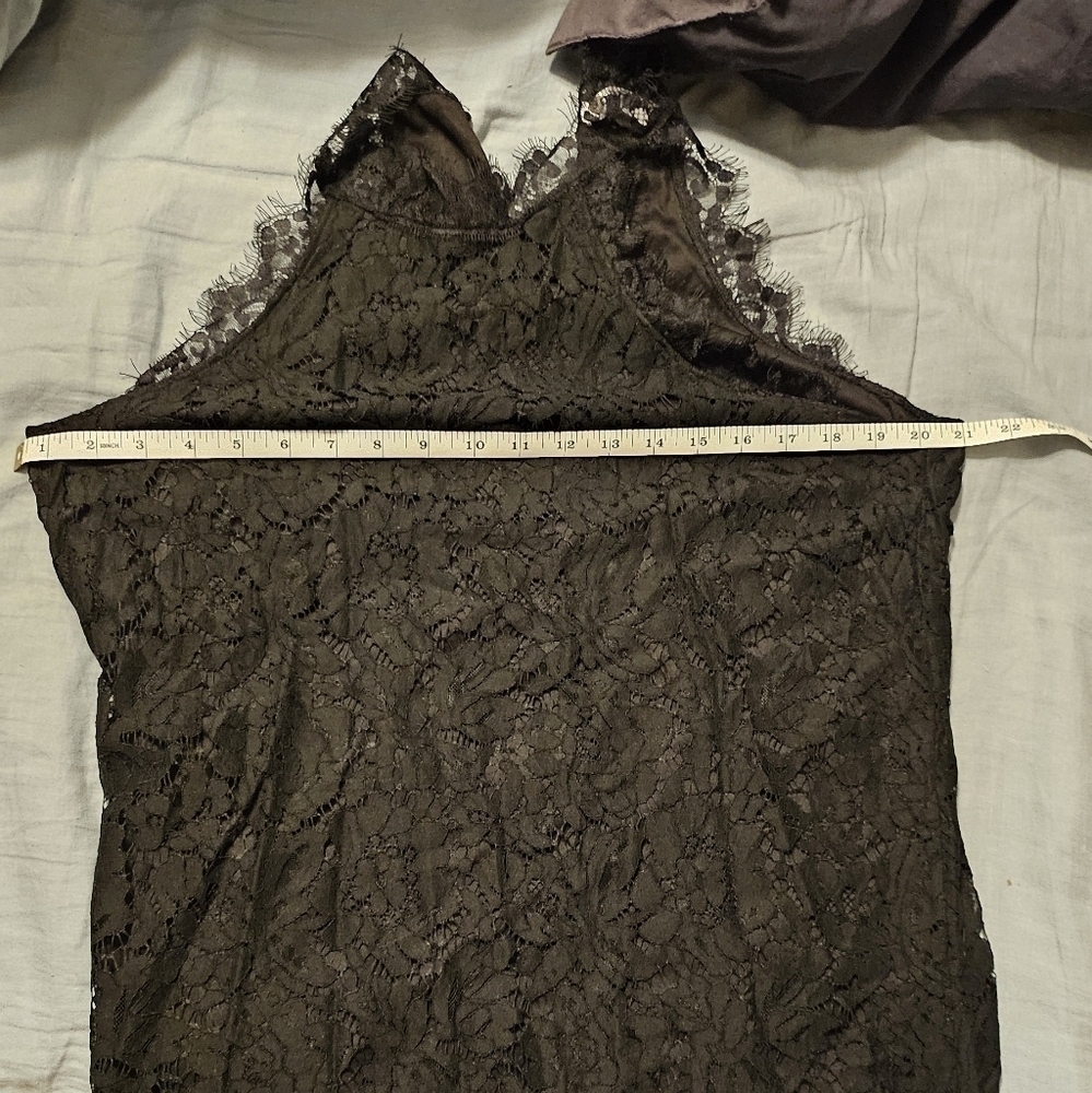 NWOT SZ LG, Black lace dress by Solution - Picture 6 of 6